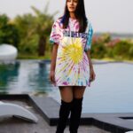 Payal Rajput Instagram - 🌈 🌈🌈 Wearing @howwhenwearclothing 🌈