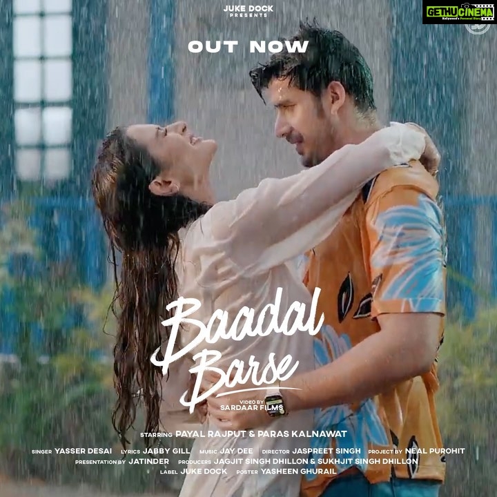 Payal Rajput Instagram - Baadal Barse 🌧♥️ OUT NOW🔊 Check out the link 🎵 I hope you all will fall in love with this song just like I did when I heard it for the first time ...🤍 Singer @yasserdesai Starring @rajputpaayal & @paras_kalnawat Music @itsjaydeemusic Lyrics & Composer @jabbygill Edit & Di @editorarshpreet Dop @dophoney Video By @sardaarfilms Presentation By @jatinderx Producers @ijagjitdhillon @isukhjitdhillon Project By @nealpurohit Label @jukedock Managed by @essdeedigitalmarketing #baadalbarse #yasserdesai #payalrajput #paraskalnawat #sardaarfilms #jukedock https://youtu.be/euanJ0uoZX8