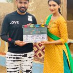 Payal Rajput Instagram - Super excited 🎬 Sharing screen space With my all time favourite @gippygrewal 🥰 On floor with punjabi movie #shavanigirdharilal 🎬