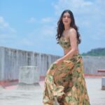Payal Rajput Instagram - Rooftop and all smiles .... ... Wearing @aparnakfashion