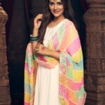 Payal Rajput Instagram - 🌈 🌈🌈 . Wearing @lavanyathelabel 🌈 Lensed @jigneshasharaofficial Hair do @zeba.shaikh.1614460 Mua @harshpawar182008 Beautiful footwear @talking_toe Thanks @yparikshitphotography for lovely pics 🥰 Styled by @lakhanisana 🥰
