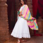 Payal Rajput Instagram – 🌈 🌈🌈
.
Wearing @lavanyathelabel 🌈
 Lensed @jigneshasharaofficial 
Hair do @zeba.shaikh.1614460 
Mua @harshpawar182008 
Beautiful footwear @talking_toe
Thanks @yparikshitphotography for lovely pics 🥰
Styled by @lakhanisana 🥰