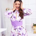 Payal Rajput Instagram – Caption plz 💜
.
Wearing @ewayoung 
Lensed @swapan2935