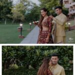 Payal Rohatgi Instagram - Beginning of this beautiful journey of our life!! Need all your blessings & wishes❤️🤗 📸- @movieingmoments Outfits: @studybyjanak @jaypeehotels @anchalvermamua ✈️ @mvtsindia #payalkesangram #sangrampayalwedding #wedding #sangramsingh #payalrohatgi Jaypee Place Agra
