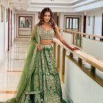 Payal Rohatgi Instagram - With wildflowers in her hands. Love the green hues and perfect vibes on @payalrohatgi ‘s Mehendi Day. Here’s to the ritual that marks the beginning. Photography : @movieingmoments Hair & makeup: @anchalvermamua Outfit: @house_of_risa_ @_risaofficial @wfivecommunication Jewellery: @multanijewellersofficial Venue partner: @jaypeehotels . . . #payalkesangram #payalrohatgi #payalsangramwedding #sangramsinghwrestler #weddingphotography #subtlemakeup #naturalmakeup #nomakeuplook Jaypee Place Agra