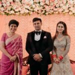 Payal Rohatgi Instagram - Thank you ji for your graceful presence and blessings us on our big day. Lots of love and respect 🙏🤗 पाyal ke Sangराम ❤️ . . #anjumchopra #manojkumar #tahseenpoonawala #garimaavtar #jeetrama #satenderdagar #janardhanpandey #anuragbhadouria #virendersingh #goongapahalwan #sonalgoyal #wedding #guest #celebrity #sports #entertainment #inspiration #sangramsingh #payalrohatgi #payalkesangram India Habitat Centre