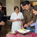 Payal Rohatgi Instagram - It was a pleasure to have Mr. Sangram Singh International Wrestling Champion and Mrs. Payal Rohatgi Indian Bollywood Actor and Miss Tourism World along with family at Shamiana, TajSkyline, Ahmedabad. Thank you for giving us the opportunity to host your birthday celebrations @sangramsingh_wrestler Sir and @payalrohatgi ji