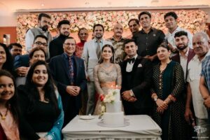 Payal Rohatgi Instagram - Thank you our role model, mentor, history maker, inspiration for everyone, amazing human being, renowned journalist, Padama Bhushan Shri. @rajatsharmalive sir for your graceful presence & giving blessings to us on our big day. We love you alot🙏🤗
पाyal ke Sangराम❤️
.
.
#rajatsharma #inspiration #rolemodel #mentor #indiatv
#sangramsingh #payalrohatgi #wedding #guest #family