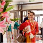 Payal Rohatgi Instagram - It was a proud moment to welcome the gorgeous Payal Rohatgi with her betrothed, to Jaypee Palace Hotel & Convention Centre, Agra. She truly does light up a space with her grace, poise and beauty, more so as a beautiful bride. We are honored to play host for the talented actresses' wedding and have made sure she and her guests want for nothing. We wish her & Mr. Sangram a glorious life ahead. . . . . . . . . #jaypeehotels #jaypee #payalsangram #wedding #weedingdiaries #destinationwedding #wedmegood #payalrohtagi #payalrohatgi #paayalrohatgi #sangramsingh #PayalKeSangram . . . . . . . @scoopwhoop @wedmegood @popxo.wedding @missmalinibollywood @pinkvilla @pinkvillatelly @viralbhayani @theweddingbrigade