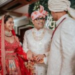 Payal Rohatgi Instagram - My dear love birds, start the new chapter in your life with all my blessings and good wishes. May u both always keep complimenting each other and always stand for each other with the same never ending love and respect. ❤️ Outfits: @asopalav @veenarohatgi’s jewellery: @studybyjanak Jaypee Palace Agra