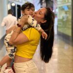 Pooja Bose Instagram – Minions with my mini one❤️ @krishiv.verma09