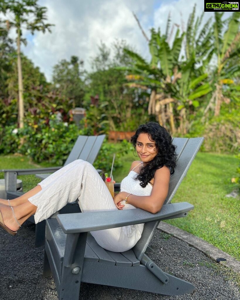 Pragathi Guruprasad Instagram - finished a 75 day challenge just in time to celebrate in paradise 🌴🥥 Princeville, Hawaii