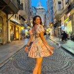 Pragya Jaiswal Instagram - Wanderlust and city dust 🧡🧡 #HelloIstanbul 🇹🇷 @shopverb @anshikaav @tanazfatima Galata Tower Istanbul