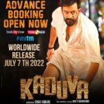 Prithviraj Sukumaran Instagram - #Kaduva on July 7th! 🐅🔥 Book Tickets Now - Bit.ly/KaduvaTickets