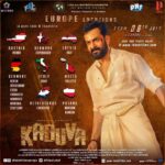 Prithviraj Sukumaran Instagram – #Kaduva Europe Theater List! #Updated