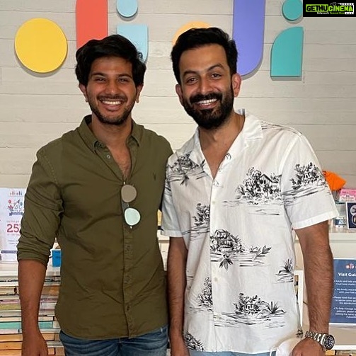 Prithviraj Sukumaran Instagram - Happy birthday brother man! Time to pull another one of those all nighters! All the very best for #SitaRamam and the year ahead! Looking forward to seeing you flying higher than ever! 🤗❤️ @dqsalmaan
