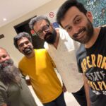 Prithviraj Sukumaran Instagram - Welcome to #KAALIYAN Ravi Basrur! @ravibasrur 🤗🤗🤗