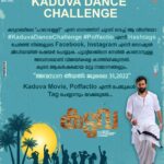 Prithviraj Sukumaran Instagram – The #KaduvaDanceChallenge 🕺🏻💃 See you soon then! 😀