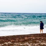 Priyanka Jawalkar Instagram - #blacksandbeach#santorini#island#europe#peace#throwbackagain Santorini, Greece