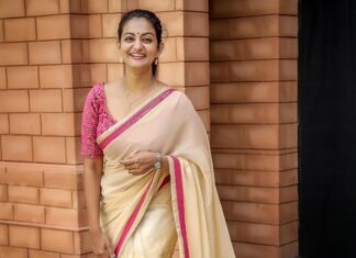 Priyanka Nair Instagram - ❤️❤️ 📸 @shibu.bokehpix #saree#priyankanair#sareelove