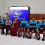Priyanka Nair Instagram - 🇮🇳🇮🇳Celebrating glorious 75 years of Indian independence with #IndianNavy. #Azadikaamritmahotzav. Wonderful day with the personnel from Indian Naval ship INS Sagardhwani at Sainik School Kazhakootam. All the best to the naval team from Southern Naval Command ,Kochi for their 750 km cycle expedition @indiannavy @dhanyasanalk
