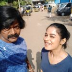 Priyanka Ruth Instagram - #gangsofmadras#Danielbalaji#ilovemywork❤️#cvkumar#actresslife#shootmode#bluecolor#keepsmiling#saipriyankaruth#feelingblessed😇