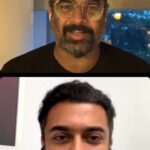R. Madhavan Instagram – With my Brother @actorsuriya … all about #Rocketrythefilm.