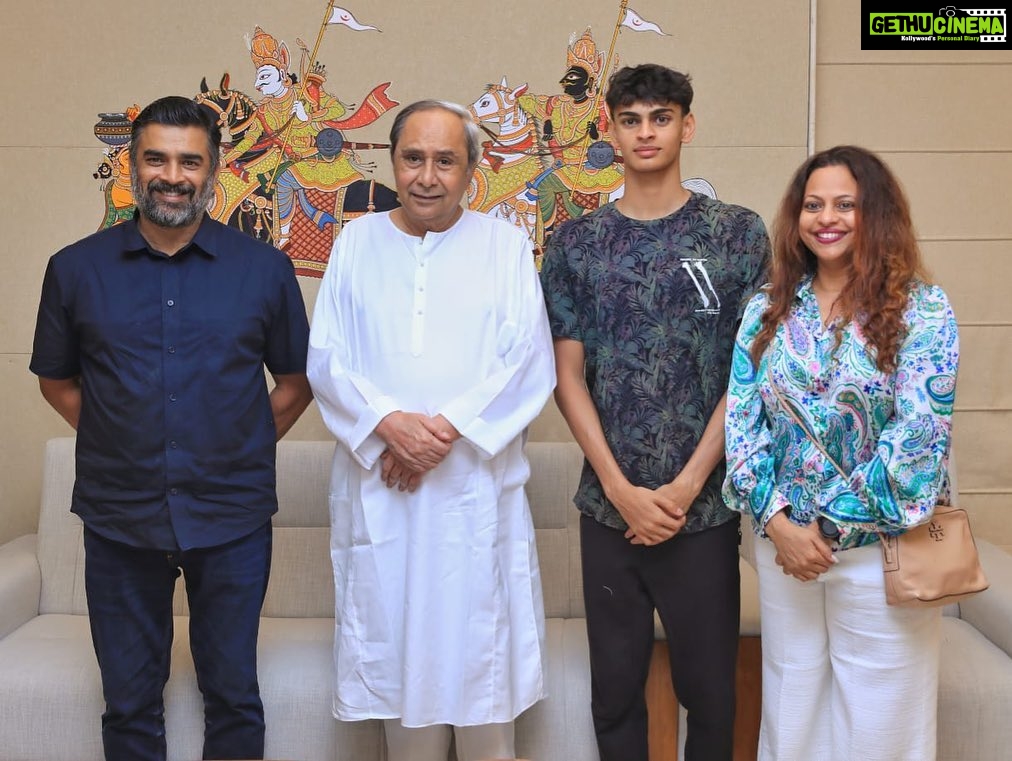 R. Madhavan Instagram - Such a pleasure to meet with honorable CM & very dynamic Shri @Naveen_Odisha Ji.Thank you so much for the kind hospitality & the most fantastic endeavor of putting Odisha firmly on one of the Best Sports Venue map of India-Your commitment for the future of sports is invigorating. Bhubaneswar, India
