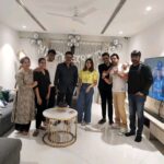 R. Sarathkumar Instagram – Birthday dinner hosted by @varusarathkumar at her place in Hyderabad #birthday #vamsipaidipally
. 
. 
. 
. 
. 
. 
#birthdaycelebration #birthdaycake #shyam #thalapathy66 #thalapathy66team #vijayfilm #varalaxmisarathkumar #team #thankyou❤️