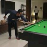 R. Sarathkumar Instagram - Stress buster game at varalaxmi's place before she was quarantined for covid, distracting tactics by her during the game #relax #stayhealthyandfit,get well soon Varu #stayhealthymyfriends @varusarathkumar