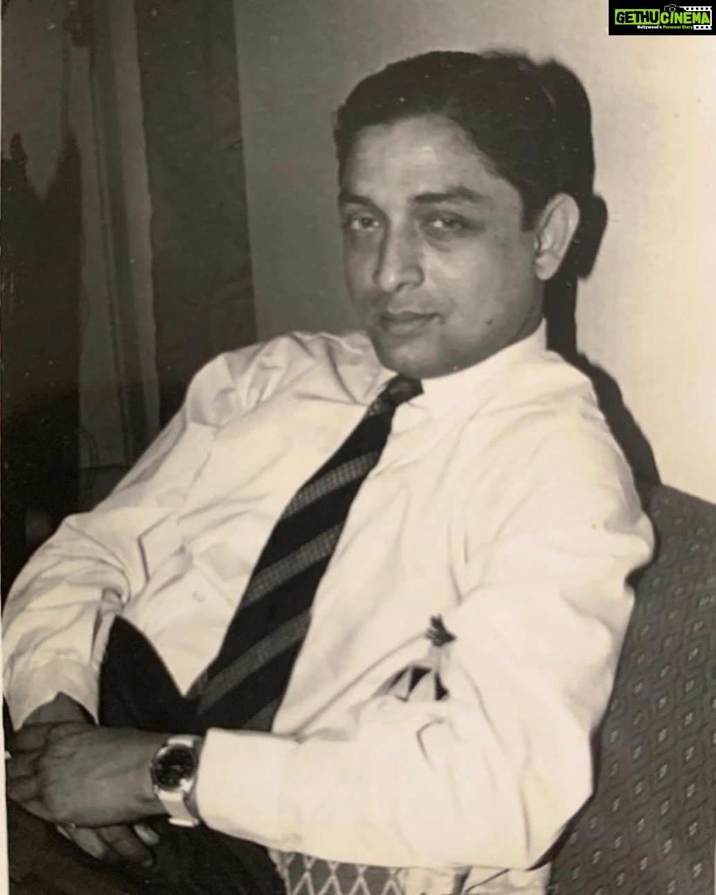 Rahul Bose Instagram - Was deep in the belly of a new film during Father’s Day, ergo…. Like all children it’s only when you look back that you realise your parents were pretty cool. As were the times, Baba was the breadwinner, but he also shopped for everything in the kitchen, was equally skilled at making crumb fried prawn cutlets as he was at making mutton chaanp, the smell of which would have us pleading an hour before it was ready. He spent relatively astonishing amounts of money on encyclopaedia for his kids (which we passed over for the latest Madonna CD liner notes), drove me to cricket matches two cracks after dawn, fed us with his hands till we were ridiculously old (think braces and bicycles), and told us tales of mischief from his childhood of forests and bridges. But most of all I remember him letting us sleep past the alarm, then lightly massaging us every morning so we would not wake but slowly unfurl, and slide uncomplainingly into a new school day. @anubose189