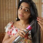 Rajisha Vijayan Instagram - Treating my locks with the best hair styling tool- Dyson Airwrap ❤️ I love styling my hair but at the same I make sure to take care of its health too. My Airwrap makes sure I get the best of both worlds because it gives me versatile styles without damaging my hair! @dyson_india #GoodByeExtremeHeat #DysonHairatHome #DysonAirwrap #DysonIndia