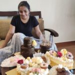 Rajisha Vijayan Instagram - Luckiest to be yours, Happiest to witness this love. Anniversary wishes to my heart and soul! ♥️ @lecakefactory you guys made this extra special 🤗