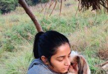 Rajisha Vijayan Instagram - Phoebe travels 🐶 I’ve been trying to find places and people who are pet friendly and @tentgraam was such a great find. They loved and adored Phoebe and made her feel at home. Trekking, camping, watching sunrise among the hills and what not! Phoebe and her mom had a gala time. I wish I could find more and more places to take her. For now, Wayanad was surely magnificent. ♥️ Tentgram