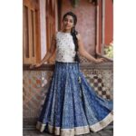 Rajisha Vijayan Instagram - No FaceTime shoots results in throwback pictures. 😬 Here is one shot by @jeesjohnphotography of me in an @ashwinimathoor_couture 💙 Oh and yes, this was shot before June(the movie) hence the long hair 😌