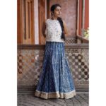 Rajisha Vijayan Instagram - No FaceTime shoots results in throwback pictures. 😬 Here is one shot by @jeesjohnphotography of me in an @ashwinimathoor_couture 💙 Oh and yes, this was shot before June(the movie) hence the long hair 😌