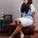 Rajisha Vijayan Instagram - Statement furniture is something I love. This unique leatherama ottoman and inkspired table from @topp_brass are my current favourite. Was looking for a casual shoot on my favourite pieces of furniture and @jiksonphotography as usual was super sporty and the end result is here! 😍 Making home more beautiful this lockdown 🙈