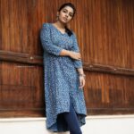 Rajisha Vijayan Instagram - Stand Up Promotions 💙 PC: @jiksonphotography Outfit: @kalamkaari Jutti: @all_about_sole MUAH: @__fabi_fab__ Accessories: @saatrangi_silverstudio