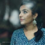 Rajisha Vijayan Instagram - Stand Up Promotions 💙 Outfit: @kalamkaari Earrings: @saatrangi_silverstudio PC: @jiksonphotography MUA: @__fabi_fab__
