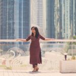 Rajisha Vijayan Instagram - Loving every bit of Qatar 🇶🇦🚴🏻‍♀️♥️ 📸 @shahin_olakara 👗 @saulfashion 🥿 @themadrastrunk Governor Westbay Hotel