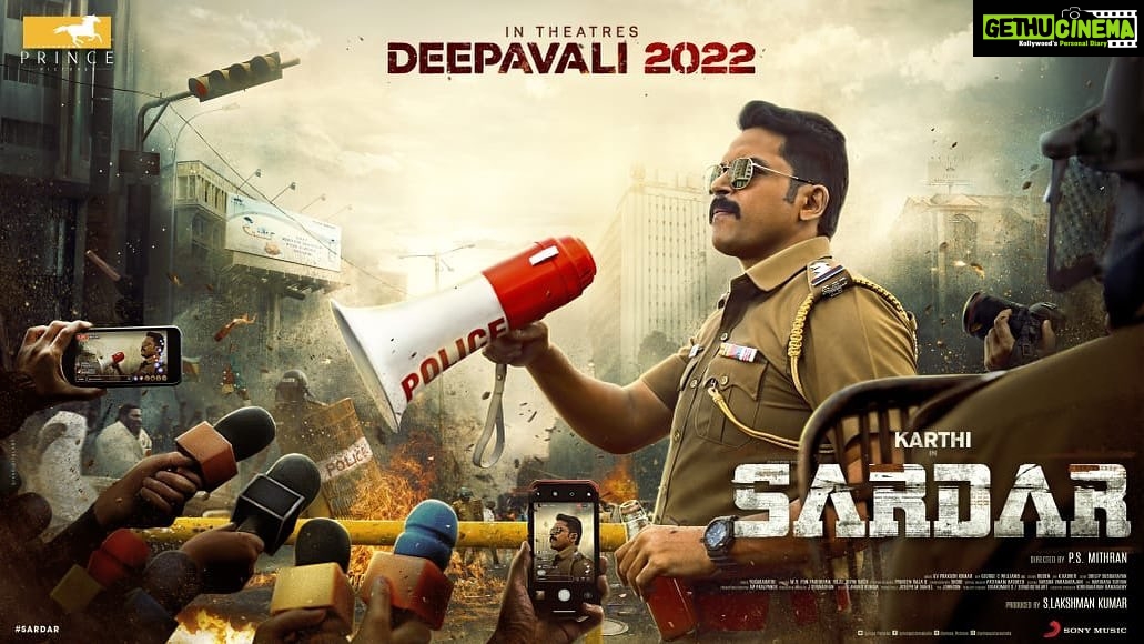 Rajisha Vijayan Instagram - Here is the second look of my next, Sardar! We are coming to you this Deepavali ♥️ @karthi_offl @psmithran @princepicturesindia @gvprakash @george_dop