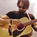 Ram Pothineni Instagram – Guitar lessons for #Ram15 #love