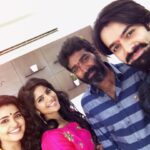 Ram Pothineni Instagram - ‪And it begins!! With the prettiest girls @anupamaparameswaran96 & @meghaakash ..Wishing you all a happy Ugadi.. #Love #Ram15 ‬