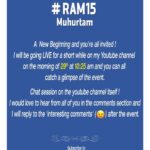 Ram Pothineni Instagram - ‪Here we go! What better way to begin a film than with your loved ones..You're All Personally Invited for #Ram15 -> Link in bio #love