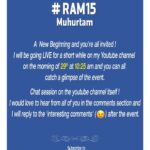 Ram Pothineni Instagram – ‪Here we go! What better way to begin a film than with your loved ones..You’re All Personally Invited for #Ram15 -> Link in bio #love