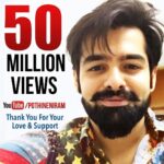 Ram Pothineni Instagram - 50,000,000 views & counting on my YouTube channel...Thank you for all the #love !