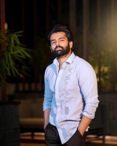 Ram Pothineni Instagram - For #REDTheFilm promotions.

Love..
#RAPO 

Wearing: @raamzofficial 
Clicked by: @wedlockcreationss