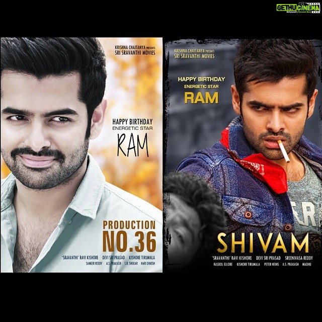 Ram Pothineni Instagram - Looks for #SHIVAM & #HARIKATHA (working title) ... Planning both the releases this year.. Lotsa #Love .. #instagRAM