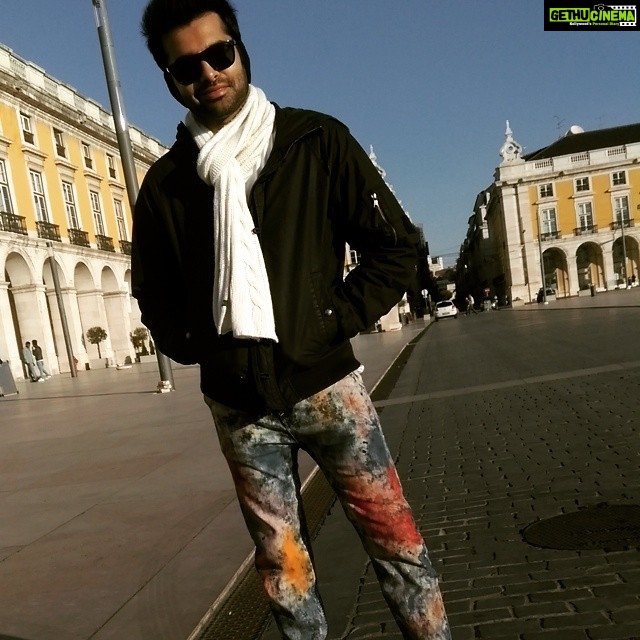 Ram Pothineni Instagram - Today's costume --> Holi Jeans <-- ..lol.. #HappyHoli #PandagaChesko #Love #instagRAM Port of Lisbon, Portugal
