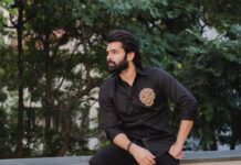 Ram Pothineni Instagram - 🖤 #RAPO Wearing - @manishmalhotra05 Styled by - @ashwin_ash1 Clicked by - @fazalkhann
